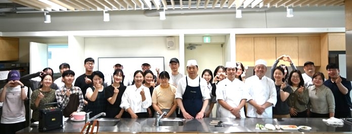 5월 30일, 일본요리 워크숍 단체사진